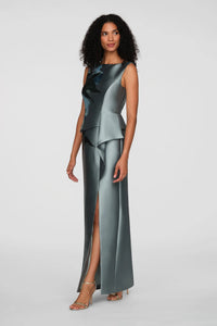 La Petite Robe de Chloe Luciana Column Gown Iceberg
