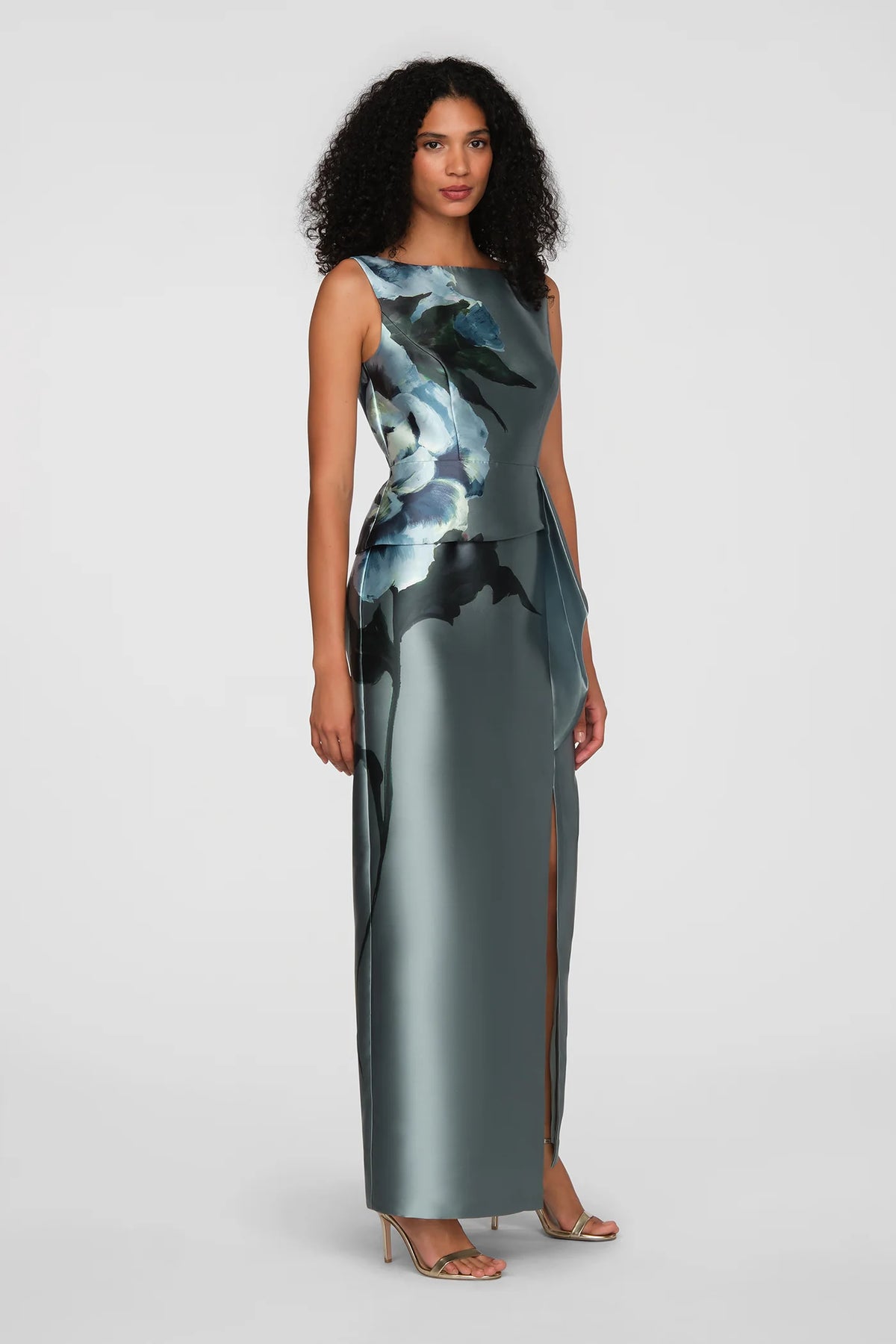La Petite Robe de Chloe Luciana Column Gown Iceberg