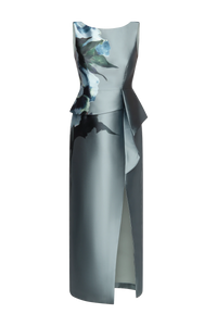 La Petite Robe de Chloe Luciana Column Gown Iceberg