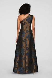 La Petite Robe de Chloe Brynlee Gown Gold/Dark Twilight