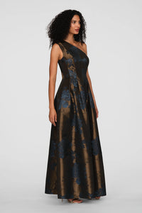 La Petite Robe de Chloe Brynlee Gown Gold/Dark Twilight