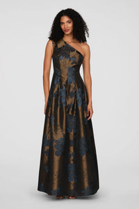 La Petite Robe de Chloe Brynlee Gown Gold/Dark Twilight