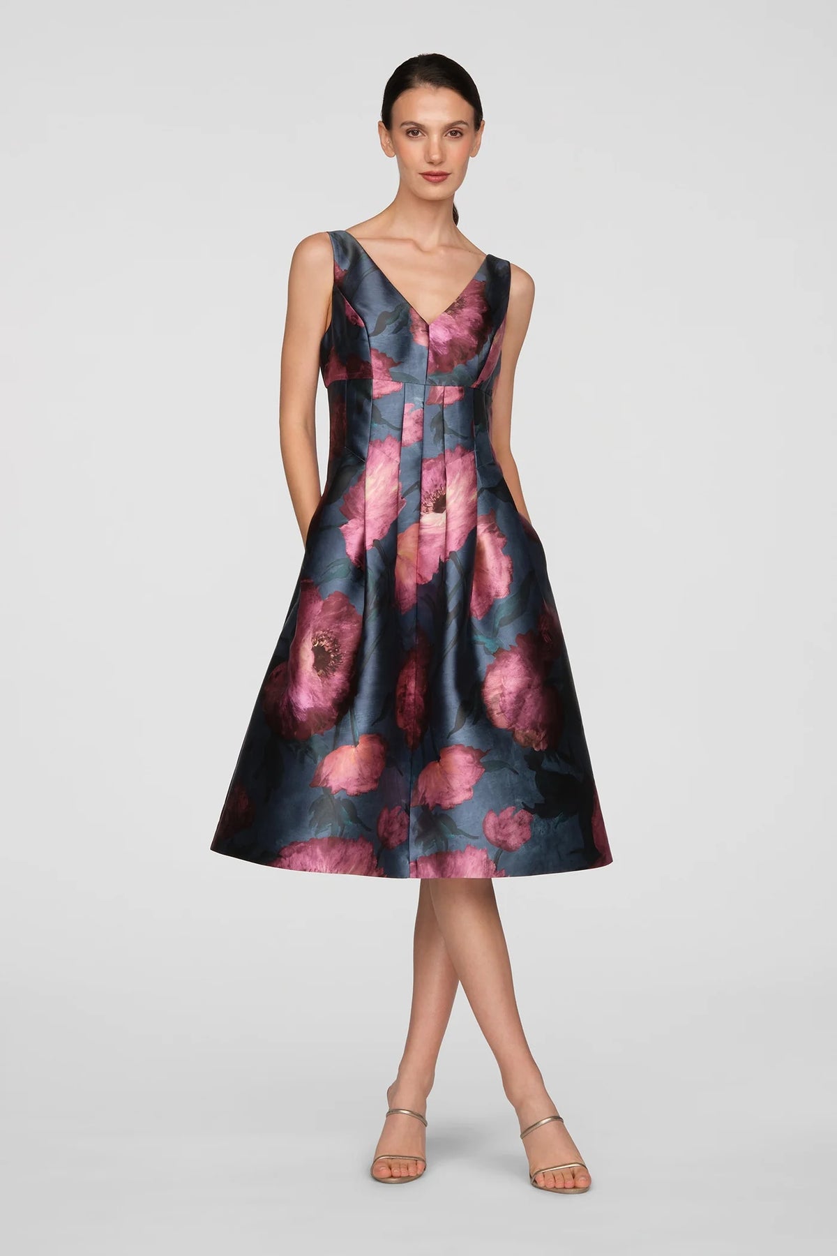 La Petite Robe de Chloe CH55116715-6627 Ines Robe de cocktail Chambray Multi