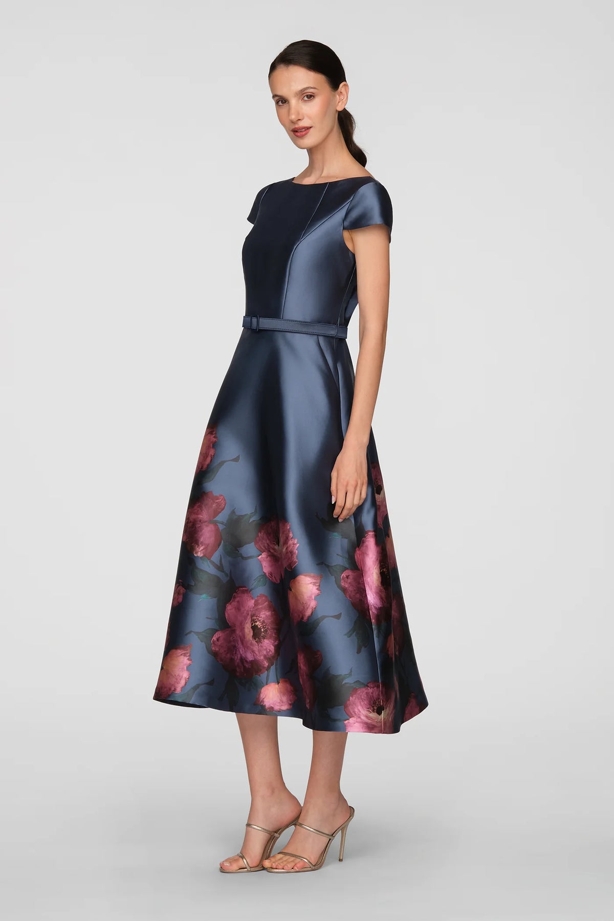 La Petite Robe de Chloe CC55117264-6627 Ina Robe longueur thé Chambray Multi