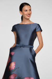 La Petite Robe de Chloe CC55117264-6627 Ina Robe longueur thé Chambray Multi