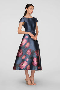 La Petite Robe de Chloe CC55117264-6627 Ina Robe longueur thé Chambray Multi