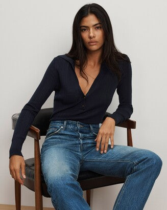 Veronica Beard Issa Knit Polo