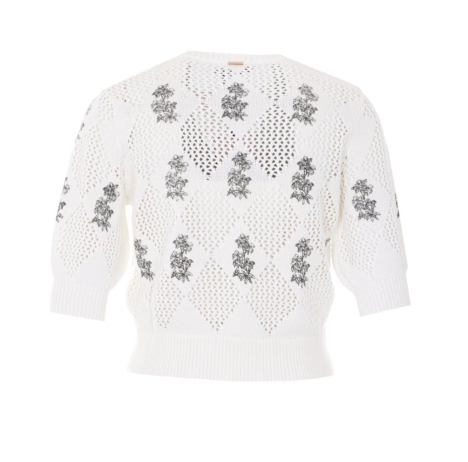 Twinset Embroidered Detailed Knitted Top