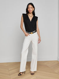 L'Agence Akari Bodysuit Black