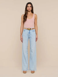 L'Agence Nica Scoopneck Bodysuit Misty Rose
