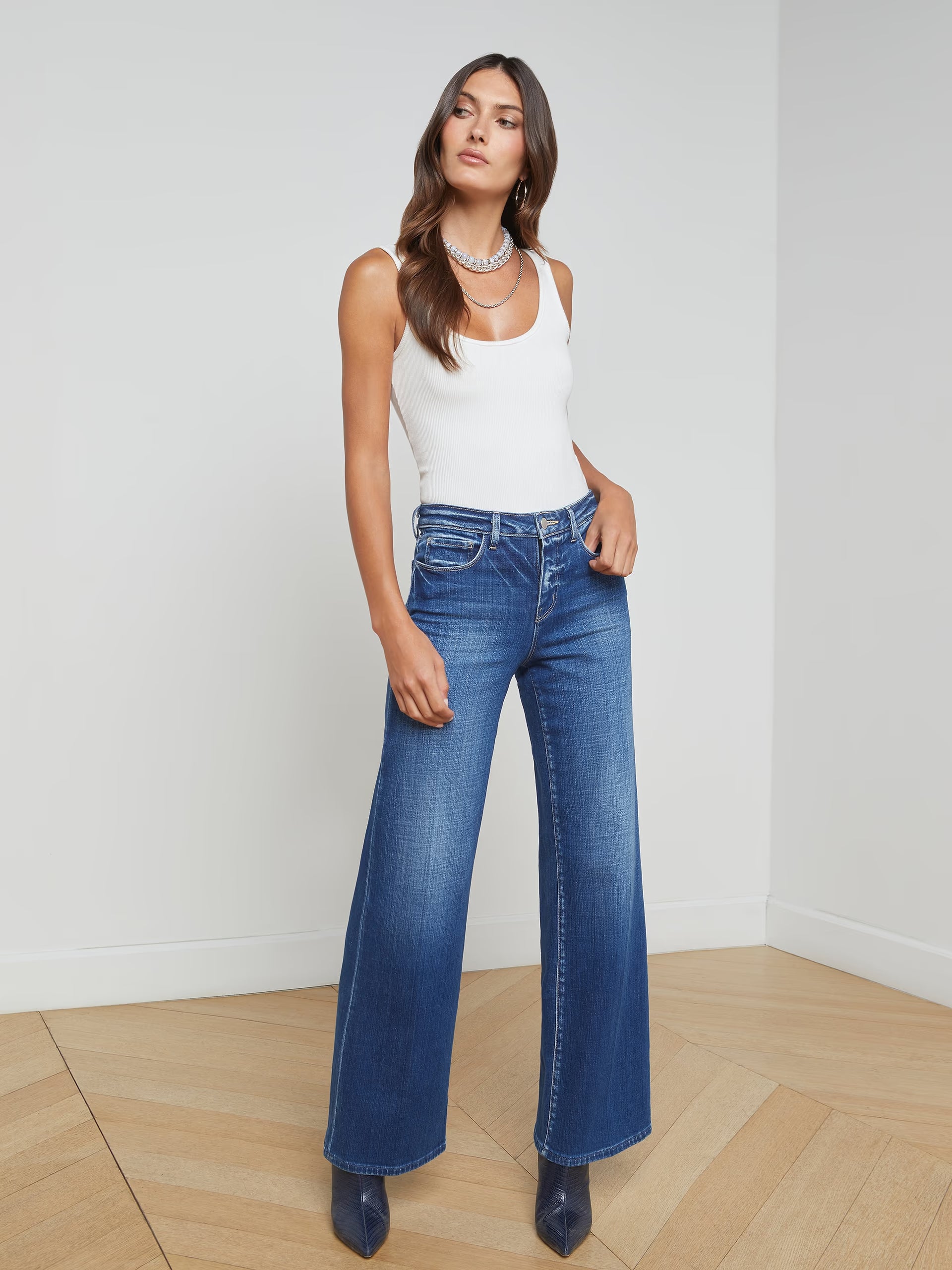 L'Agence Nica Scoopneck Bodysuit