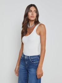 L'Agence Nica Scoopneck Bodysuit