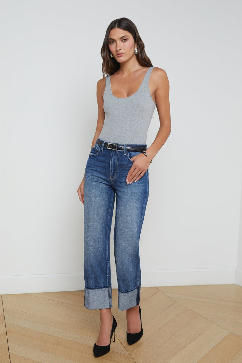 L'Agence Nica Scoop Neck Bodysuit