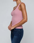 L'Agence Adira Scoop Neck Tank Top Lilas