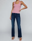 L'Agence Adira Scoop Neck Tank Top Lilas