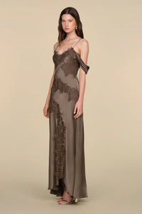 Amur Reese Cascade Lace Gown Autumn Sky