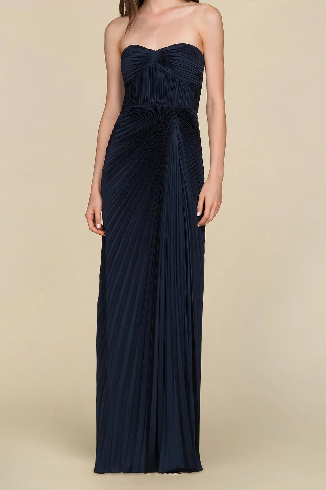 Amur Joyceann Sweetheart Gown Deep Indigo