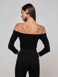 L'Agence Evelyn Off-The-Shoulder Bodysuit