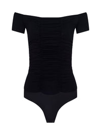 L'Agence Baliegh Ruched Bodysuit