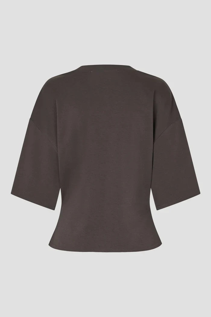 Second Female Missouri Tee - Dark Brown Melange