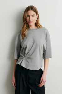 Second Female Missouri Tee - Mid Grey Melange