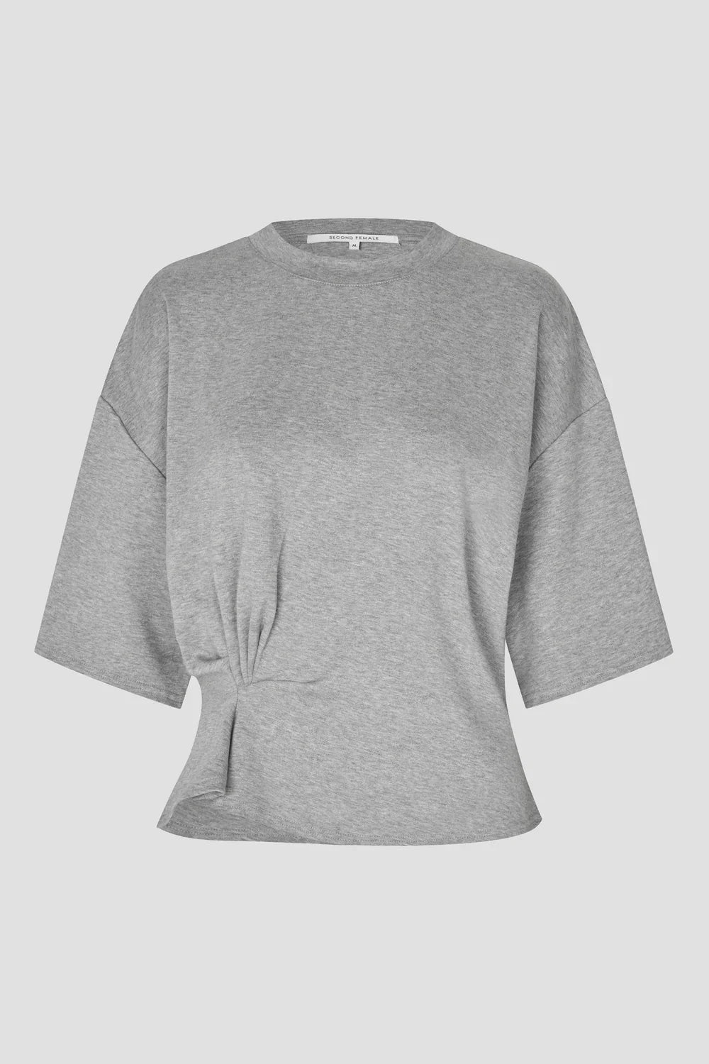 Second Female Missouri Tee - Mid Grey Melange