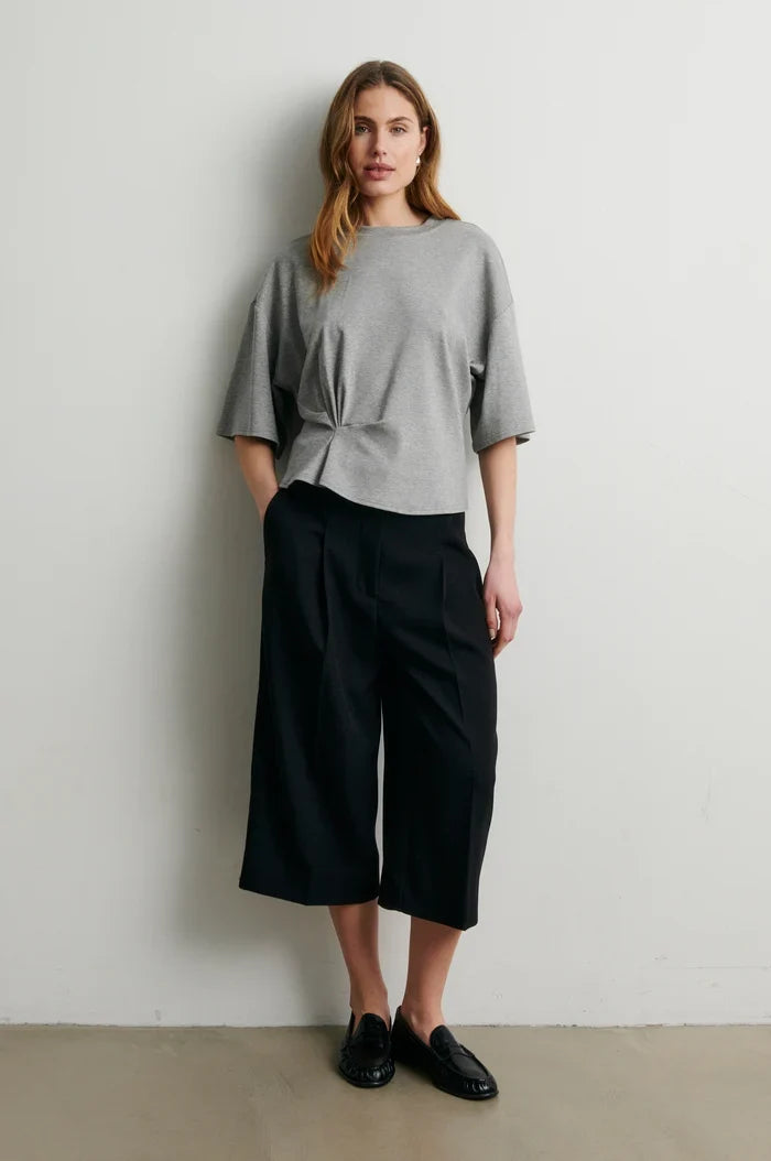 Second Female Missouri Tee - Mid Grey Melange