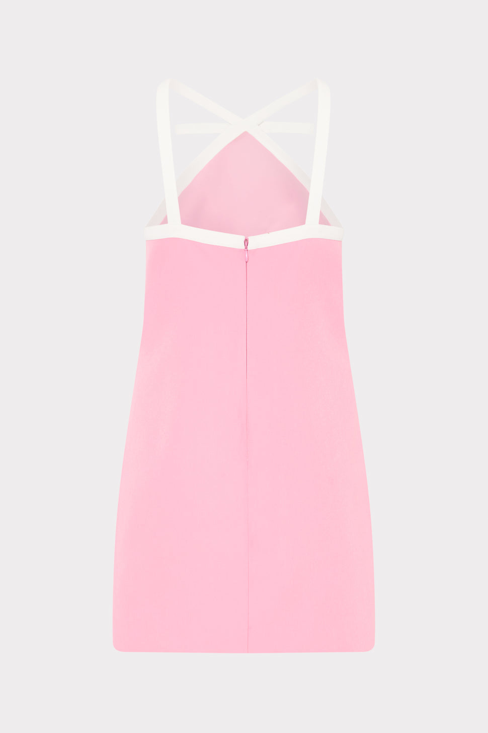 Milly Shane Cady Mini Dress in Baby Pink