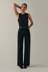 Warp+Weft The Californian - Slim Wide Leg Jeans