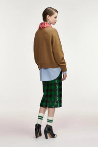 Essentiel Pull Kurtis avec écharpe Camel Club