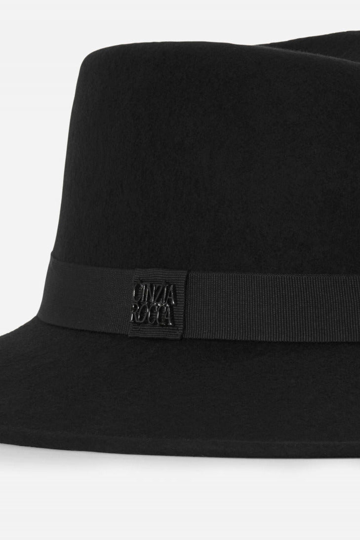 Cinzia Rocca CXHA000-66U1-01 Chapeau Noir