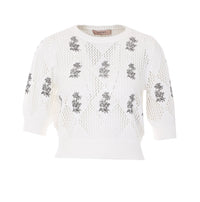 Twinset Embroidered Detailed Knitted Top