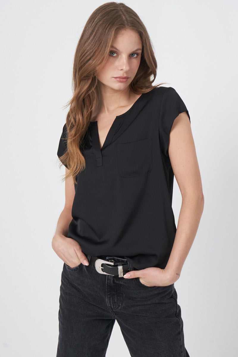 Blouse en soie tissée Repeat