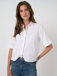 Repeat Stretch Poplin Blouse