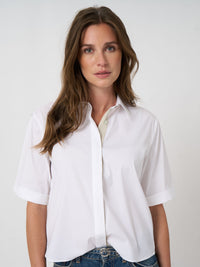 Repeat Stretch Poplin Blouse