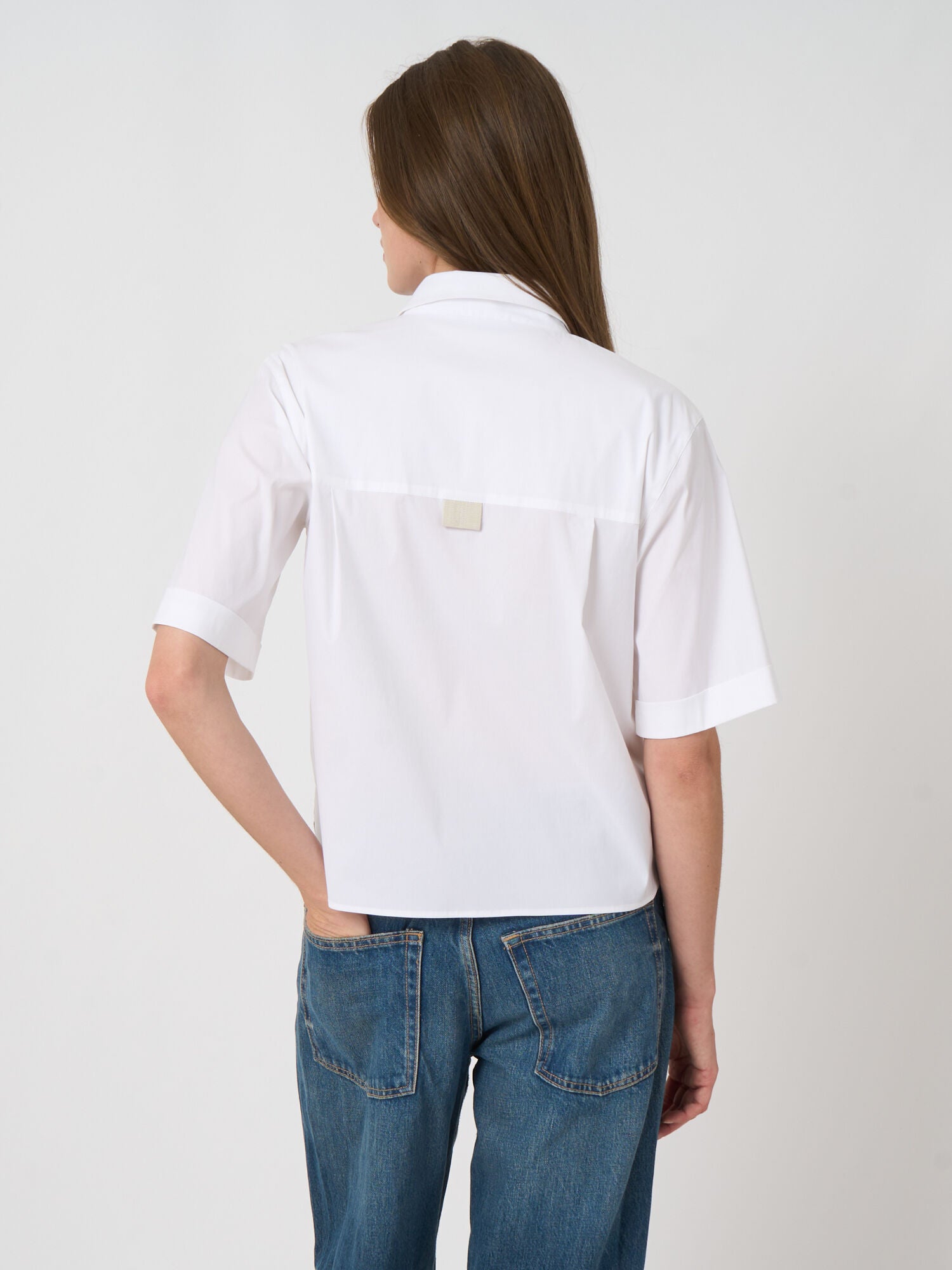 Repeat Stretch Poplin Blouse