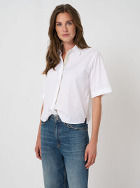 Repeat Stretch Poplin Blouse