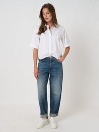 Repeat Stretch Poplin Blouse