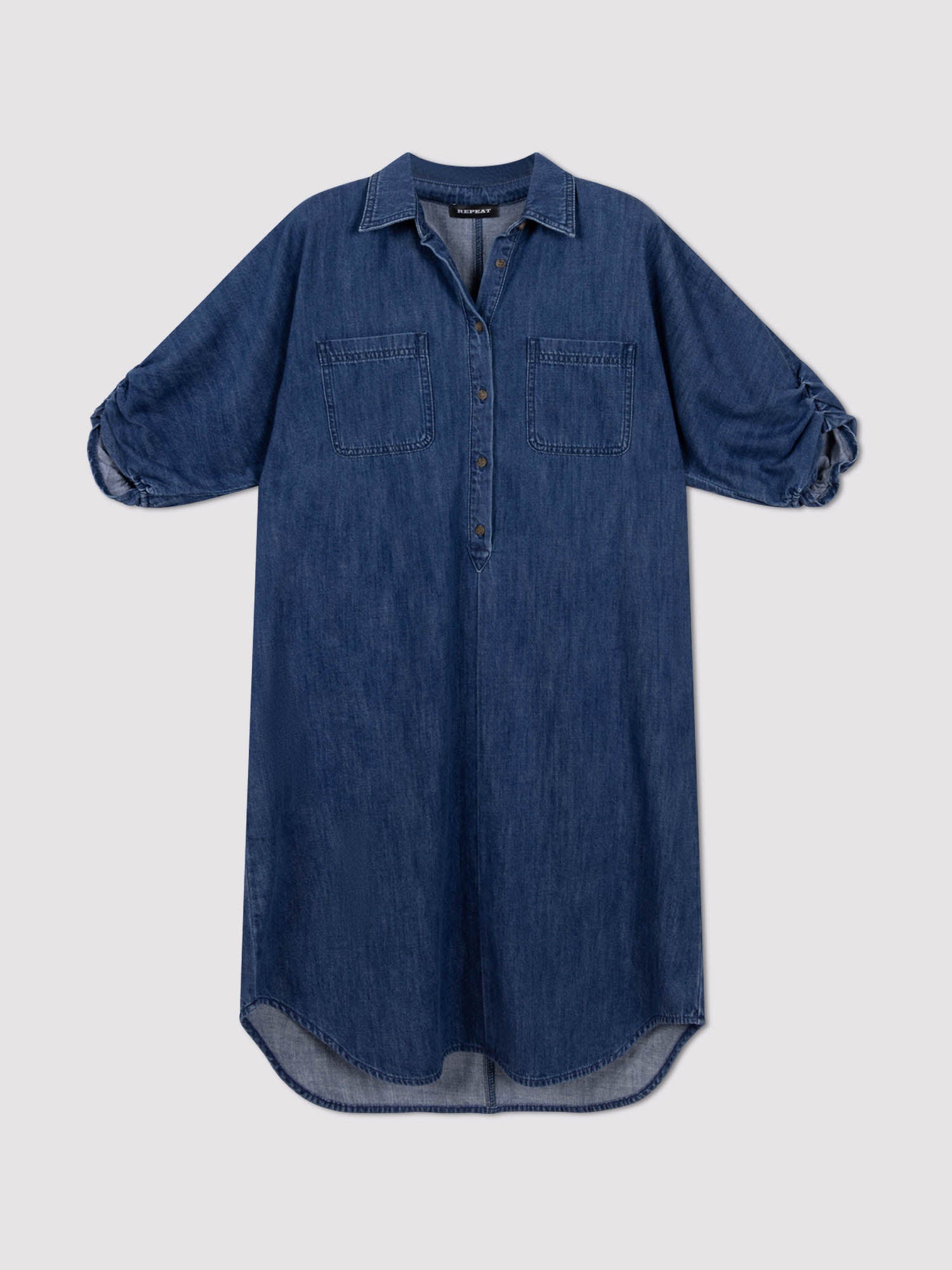 Repeat Knee-Length Denim Dress