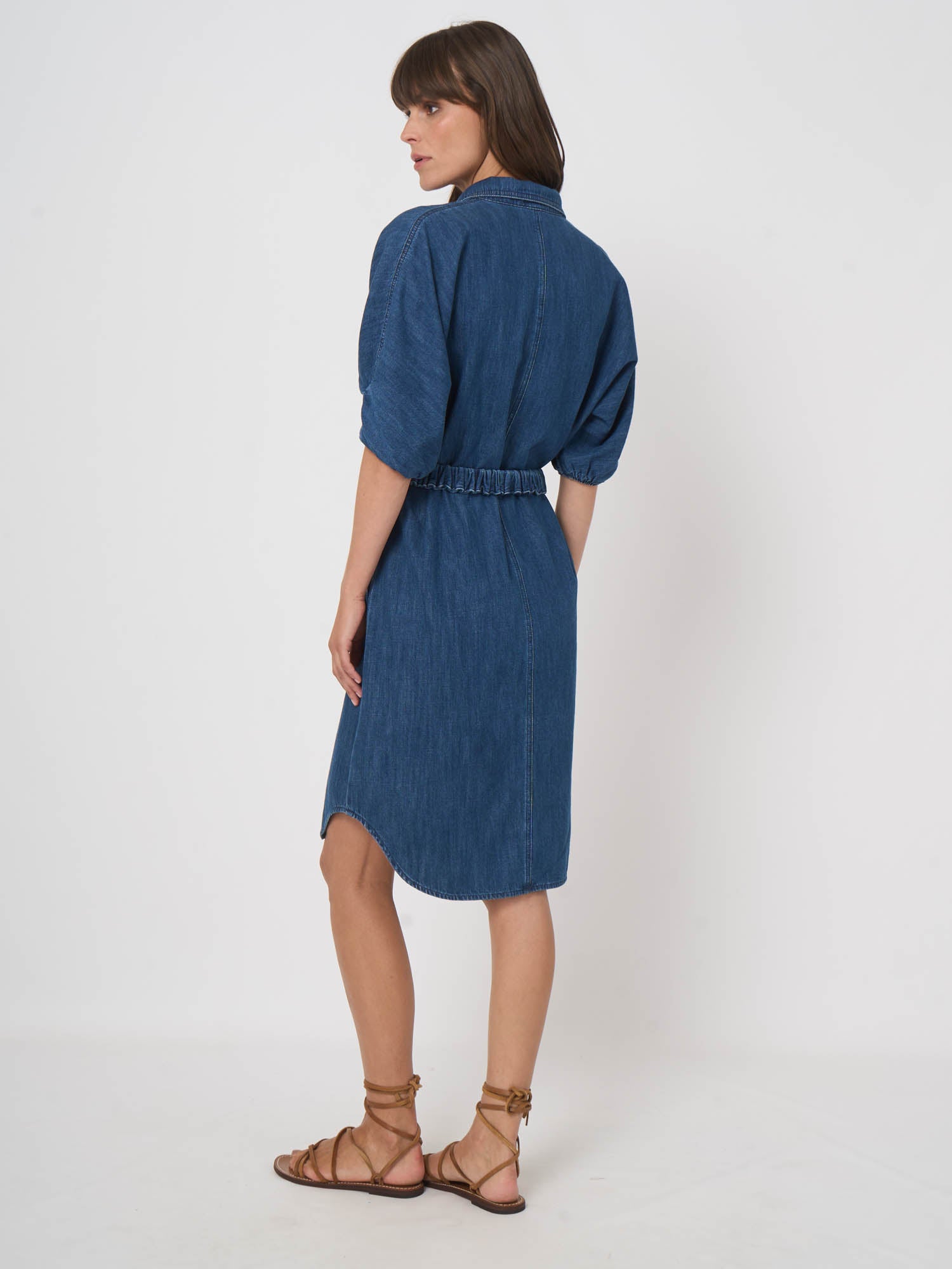 Repeat Knee-Length Denim Dress