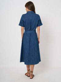 Repeat Midi Denim Dress