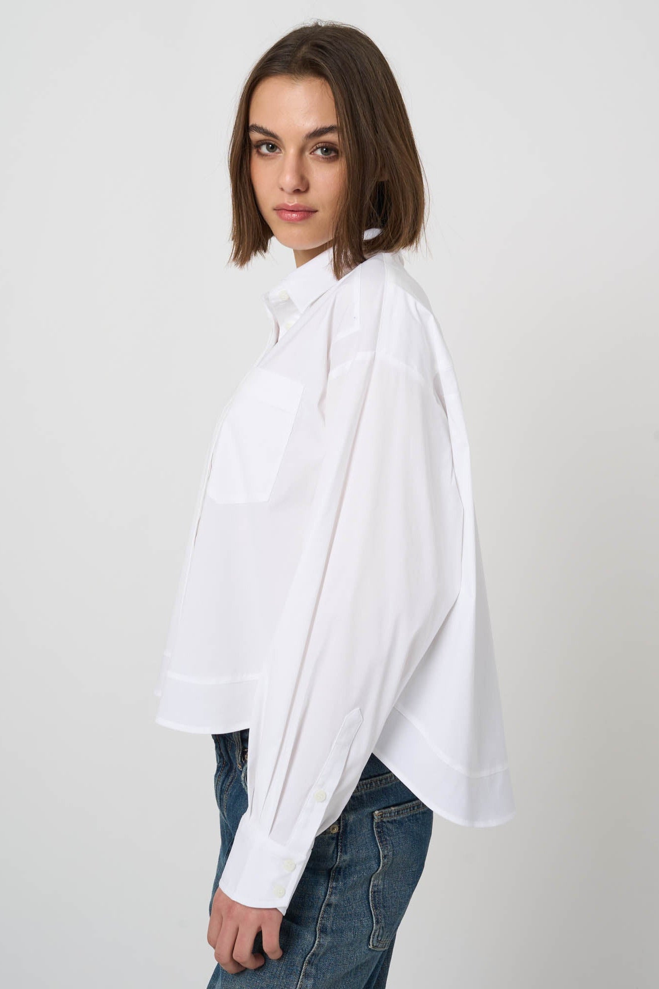 Repeat Woven Blouse - White