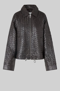 Second Female Vermont Leather Jacket - Chocolate-Torte