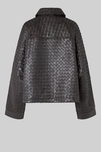 Second Female Vermont Leather Jacket - Chocolate-Torte