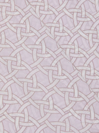 L'Agence Cameron Silk Shirt Dress Icy Lilac Linked Geo