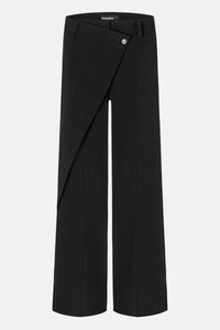 Pantalon à taille haute effilé avec ceinture nouée Anais Cambio