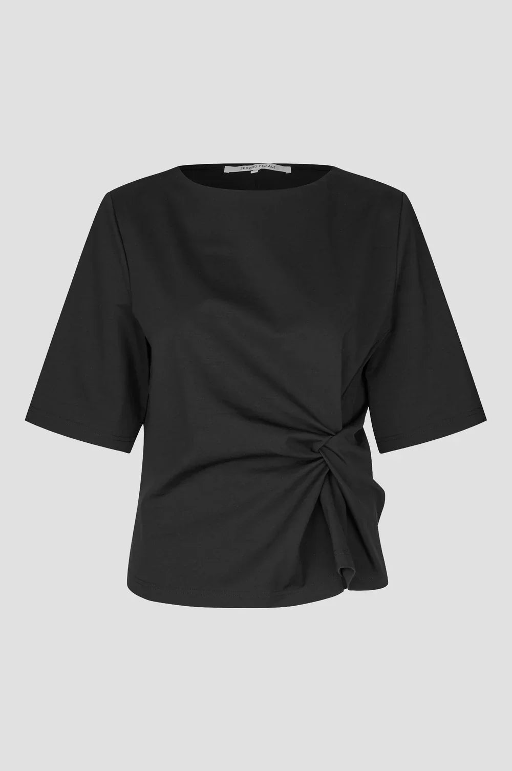 Second Female - Arkai Drape Tee - Black