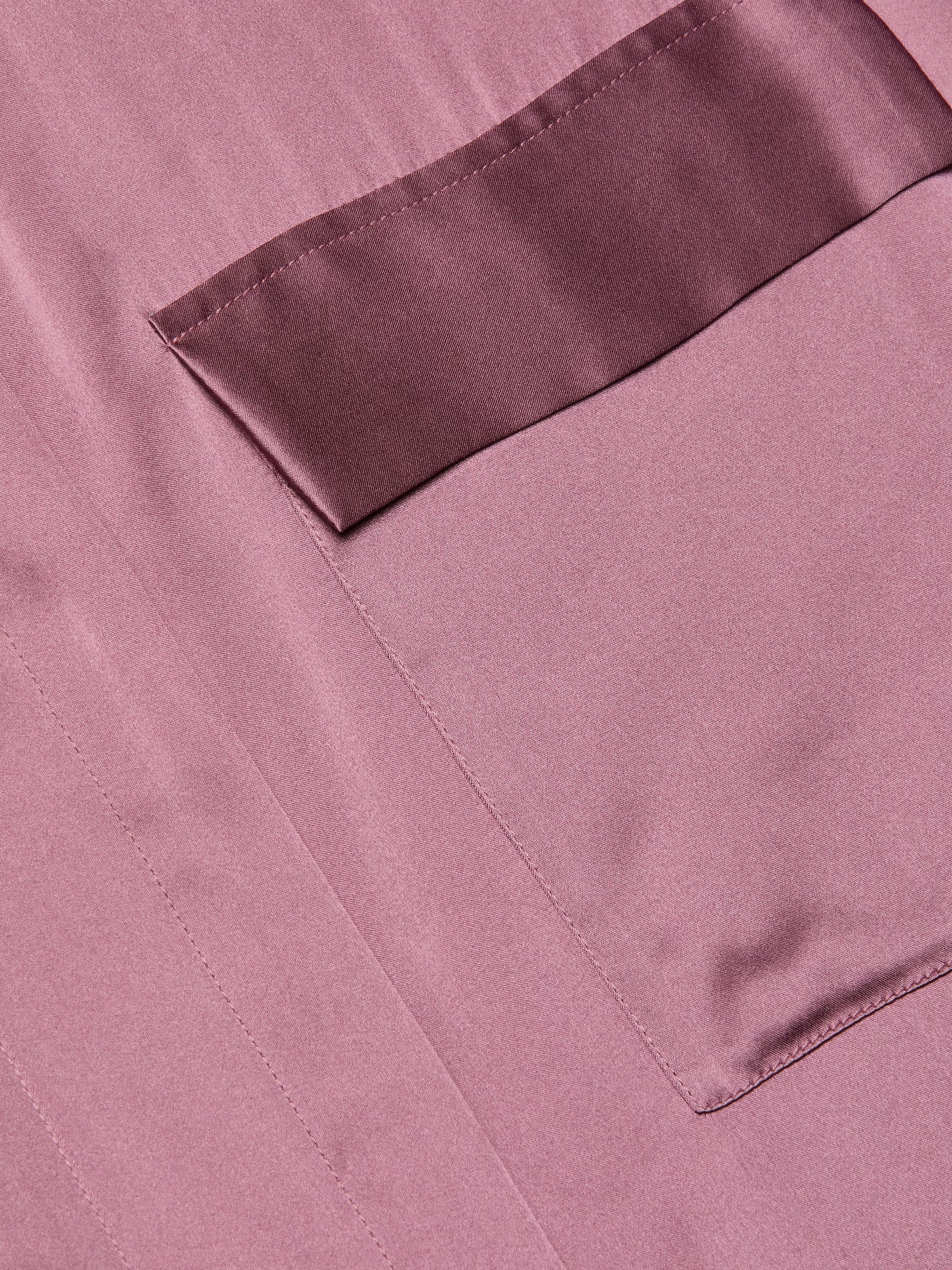 L'Agence Klement Silk Shirt Dress