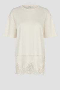 Second Female Vaccara Lace Tee - Egret