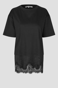 Second Female Vaccara Lace Tee - Black
